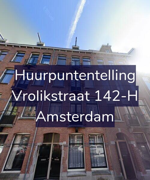 Foto gevel Huurpuntentelling voor Vrolikstraat 142-H, Amsterdam