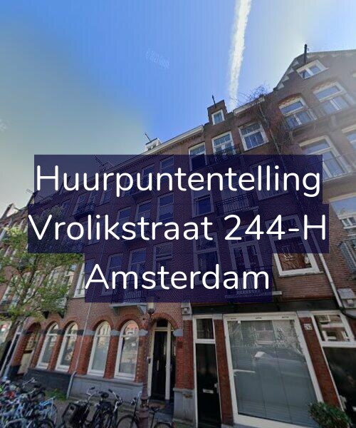 Foto gevel Huurpuntentelling voor Vrolikstraat 244-H, Amsterdam