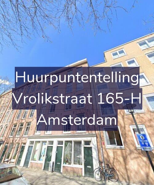 Foto gevel Huurpuntentelling voor Vrolikstraat 165-H, Amsterdam