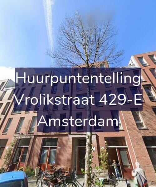Foto gevel Huurpuntentelling voor Vrolikstraat 429-E, Amsterdam