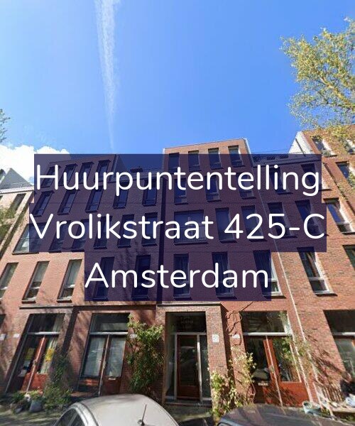 Foto gevel Huurpuntentelling voor Vrolikstraat 425-C, Amsterdam