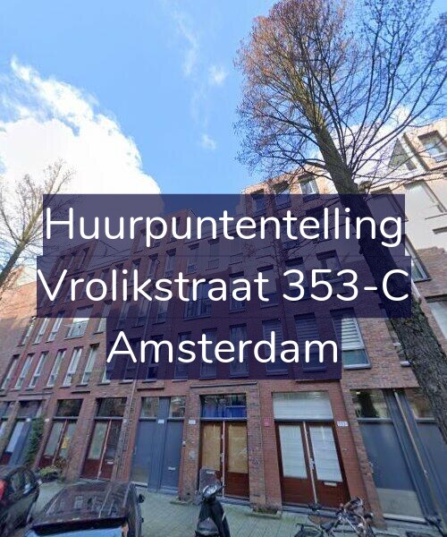 Foto gevel Huurpuntentelling voor Vrolikstraat 353-C, Amsterdam