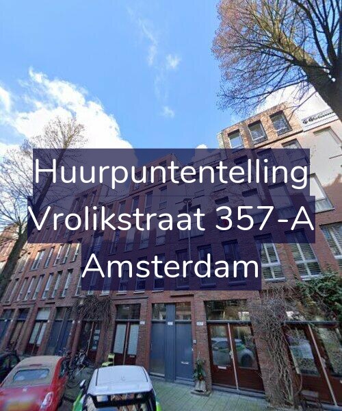 Foto gevel Huurpuntentelling voor Vrolikstraat 357-A, Amsterdam