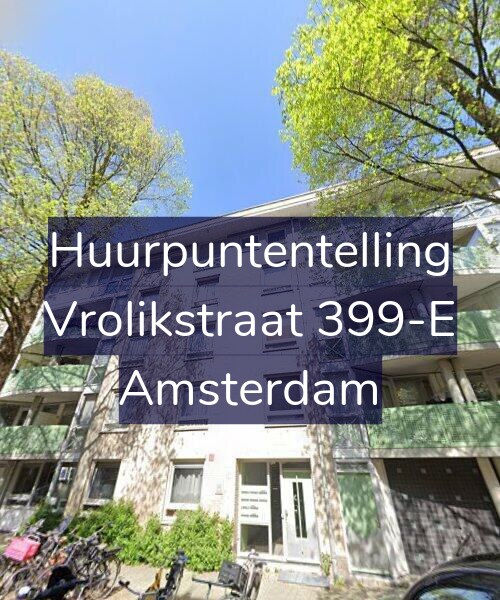 Foto gevel Huurpuntentelling voor Vrolikstraat 399-E, Amsterdam