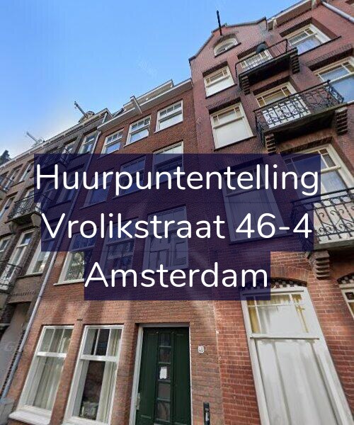 Foto gevel Huurpuntentelling voor Vrolikstraat 46-4, Amsterdam