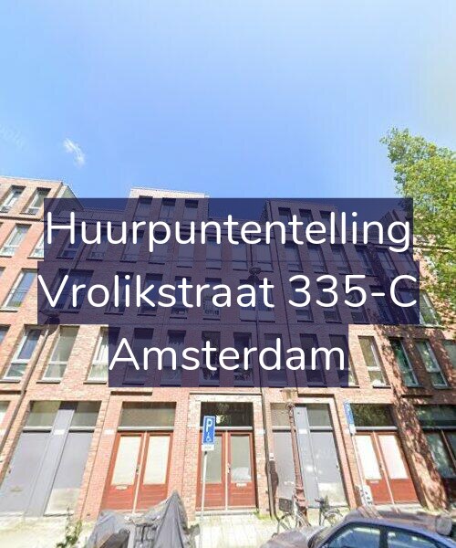 Foto gevel Huurpuntentelling voor Vrolikstraat 335-C, Amsterdam