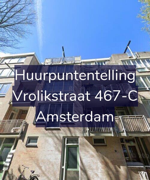 Foto gevel Huurpuntentelling voor Vrolikstraat 467-C, Amsterdam