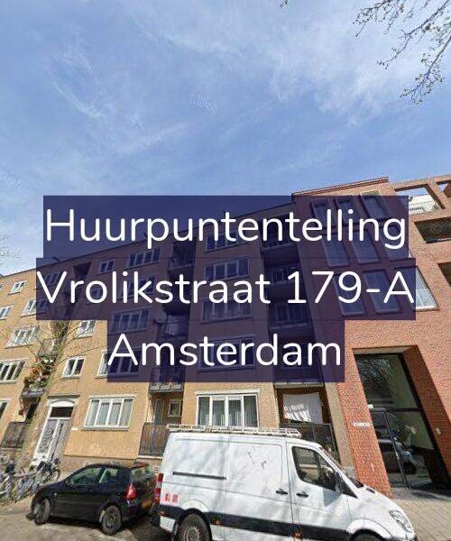 Foto gevel Huurpuntentelling voor Vrolikstraat 179-A, Amsterdam