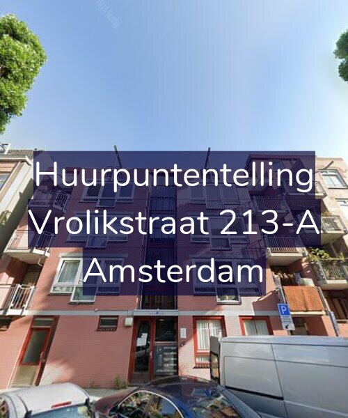 Foto gevel Huurpuntentelling voor Vrolikstraat 213-A, Amsterdam