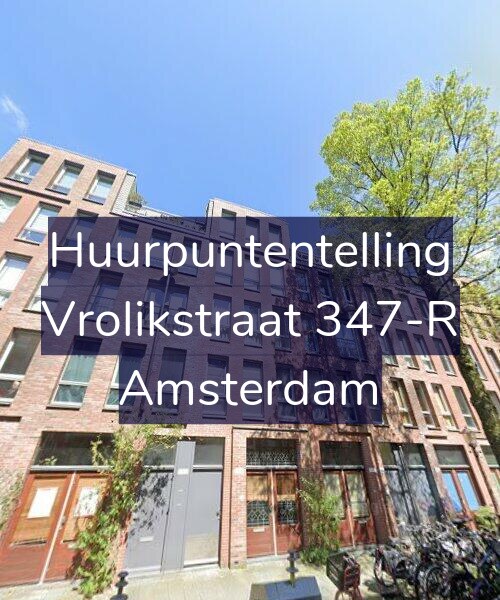 Foto gevel Huurpuntentelling voor Vrolikstraat 347-R, Amsterdam