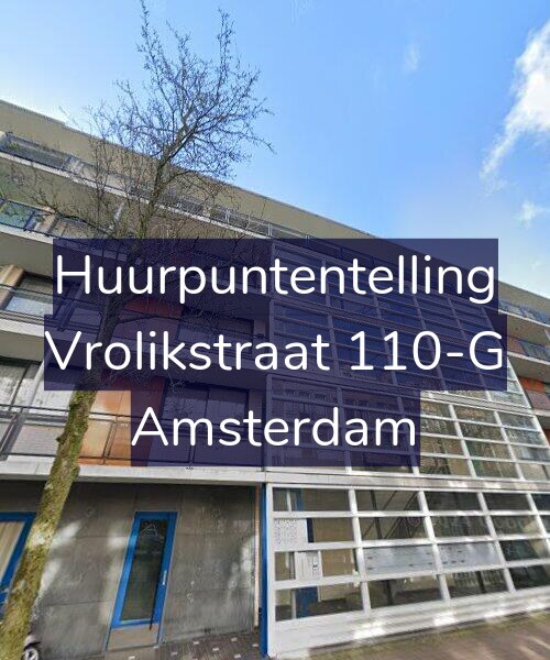 Foto gevel Huurpuntentelling voor Vrolikstraat 110-G, Amsterdam