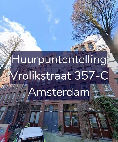 Foto gevel Huurpuntentelling voor Vrolikstraat 357-C, Amsterdam
