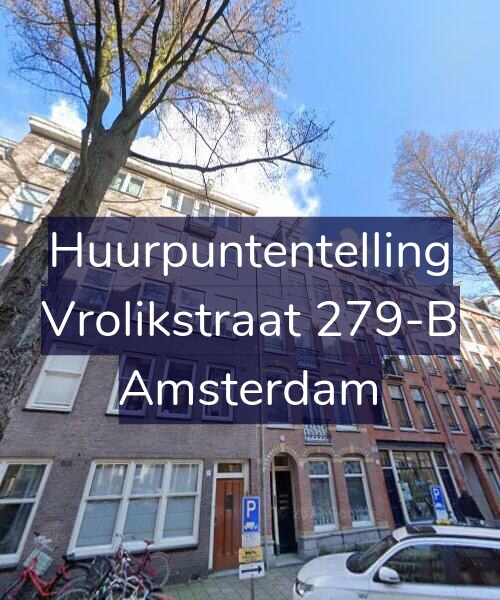 Foto gevel Huurpuntentelling voor Vrolikstraat 279-B, Amsterdam