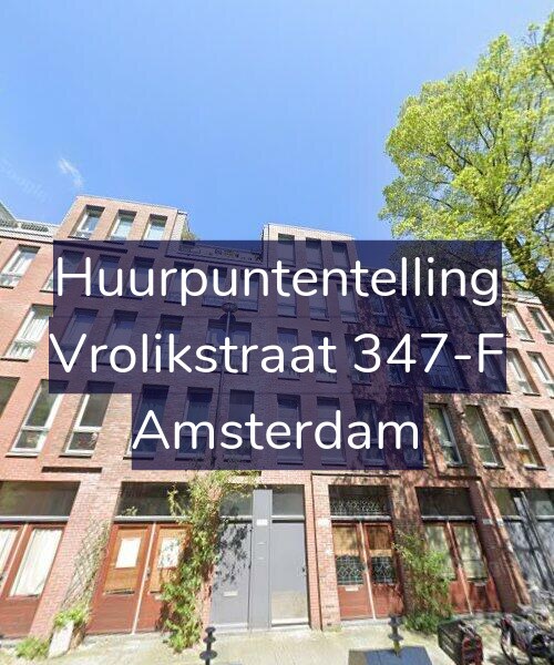 Foto gevel Huurpuntentelling voor Vrolikstraat 347-F, Amsterdam