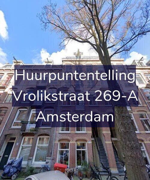 Foto gevel Huurpuntentelling voor Vrolikstraat 269-A, Amsterdam