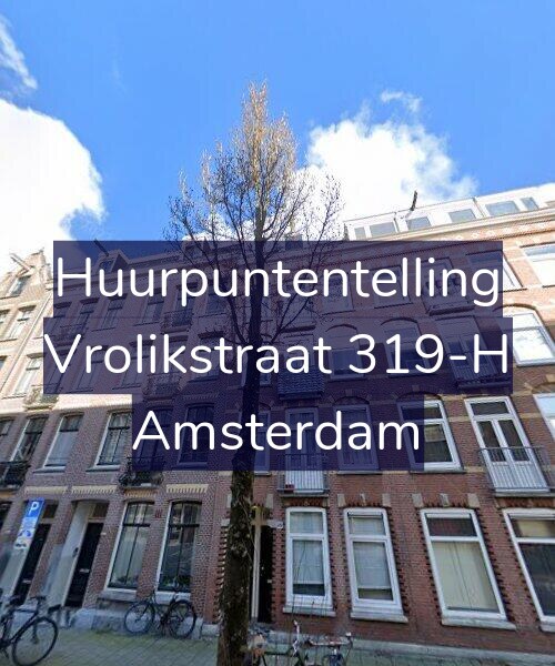 Foto gevel Huurpuntentelling voor Vrolikstraat 319-H, Amsterdam