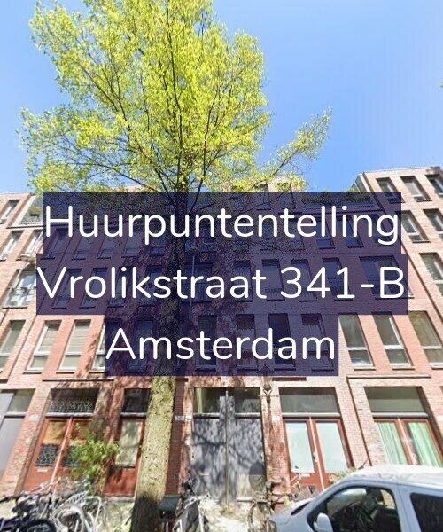 Foto gevel Huurpuntentelling voor Vrolikstraat 341-B, Amsterdam
