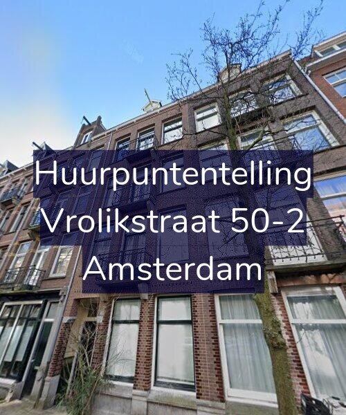 Foto gevel Huurpuntentelling voor Vrolikstraat 50-2, Amsterdam