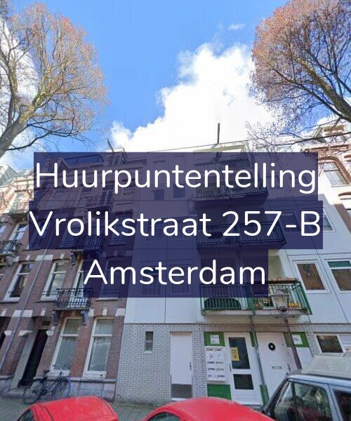 Foto gevel Huurpuntentelling voor Vrolikstraat 257-B, Amsterdam