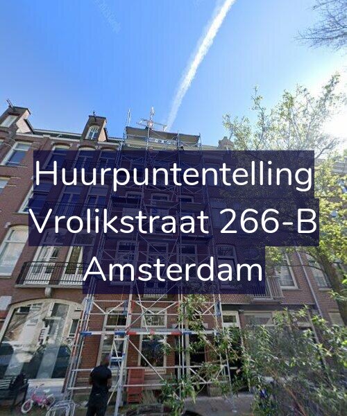 Foto gevel Huurpuntentelling voor Vrolikstraat 266-B, Amsterdam