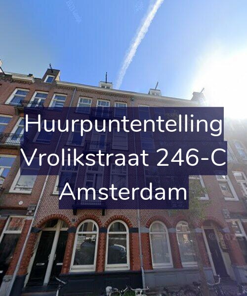 Foto gevel Huurpuntentelling voor Vrolikstraat 246-C, Amsterdam