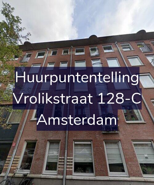 Foto gevel Huurpuntentelling voor Vrolikstraat 128-C, Amsterdam
