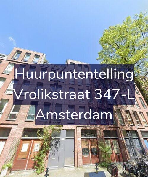 Foto gevel Huurpuntentelling voor Vrolikstraat 347-L, Amsterdam