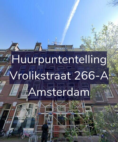 Foto gevel Huurpuntentelling voor Vrolikstraat 266-A, Amsterdam