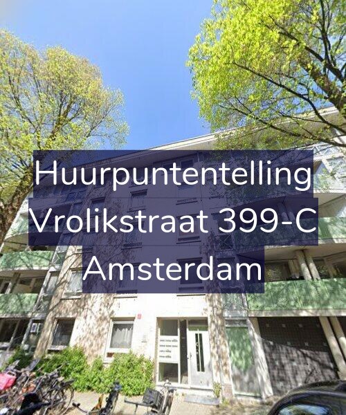 Foto gevel Huurpuntentelling voor Vrolikstraat 399-C, Amsterdam