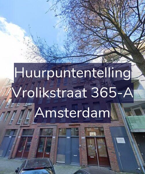 Foto gevel Huurpuntentelling voor Vrolikstraat 365-A, Amsterdam