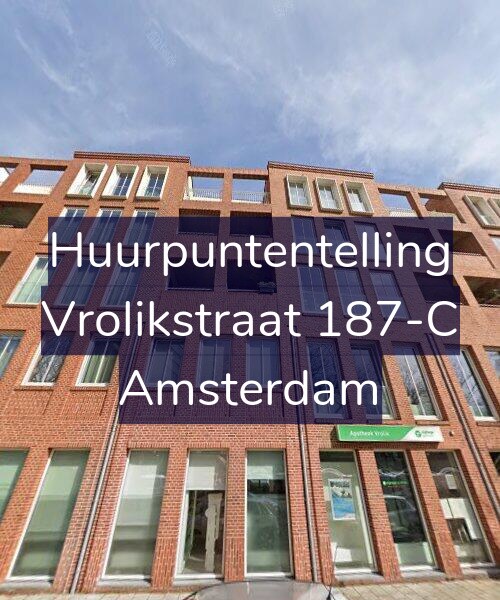 Foto gevel Huurpuntentelling voor Vrolikstraat 187-C, Amsterdam