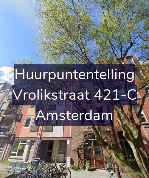 Foto gevel Huurpuntentelling voor Vrolikstraat 421-C, Amsterdam