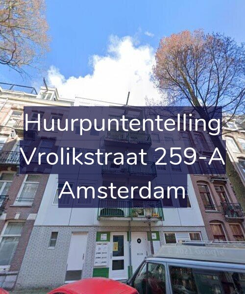 Foto gevel Huurpuntentelling voor Vrolikstraat 259-A, Amsterdam