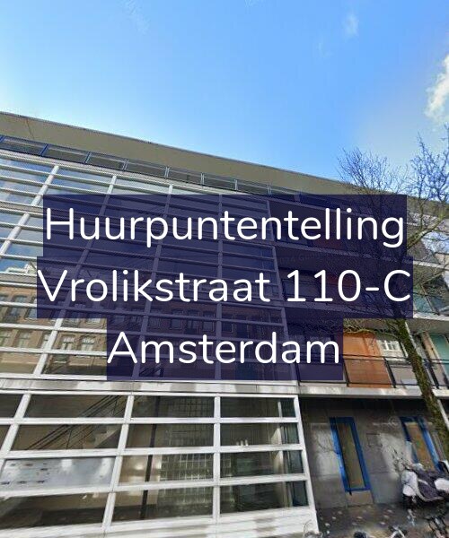 Foto gevel Huurpuntentelling voor Vrolikstraat 110-C, Amsterdam
