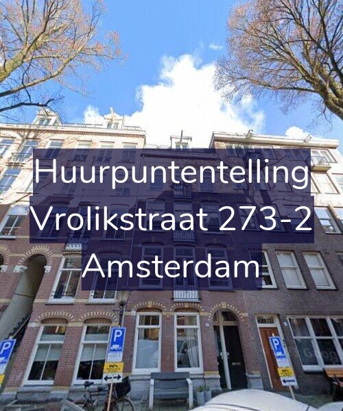 Foto gevel Huurpuntentelling voor Vrolikstraat 273-2, Amsterdam