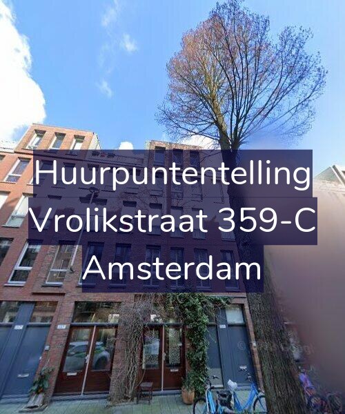 Foto gevel Huurpuntentelling voor Vrolikstraat 359-C, Amsterdam