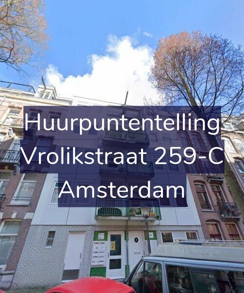 Foto gevel Huurpuntentelling voor Vrolikstraat 259-C, Amsterdam