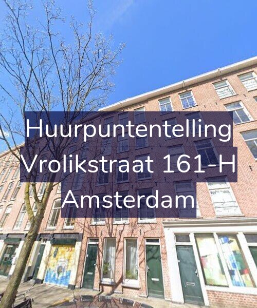 Foto gevel Huurpuntentelling voor Vrolikstraat 161-H, Amsterdam