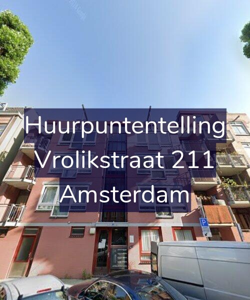Foto gevel Huurpuntentelling voor Vrolikstraat 211, Amsterdam