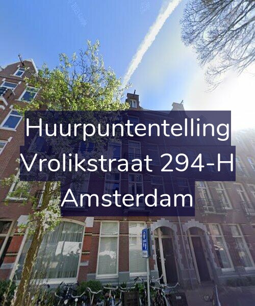 Foto gevel Huurpuntentelling voor Vrolikstraat 294-H, Amsterdam