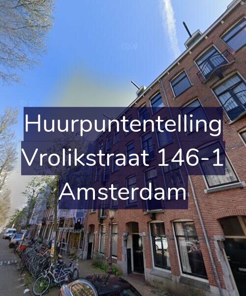 Foto gevel Huurpuntentelling voor Vrolikstraat 146-1, Amsterdam