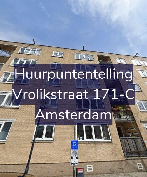 Foto gevel Huurpuntentelling voor Vrolikstraat 171-C, Amsterdam