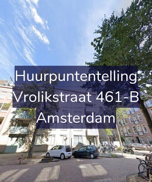 Foto gevel Huurpuntentelling voor Vrolikstraat 461-B, Amsterdam