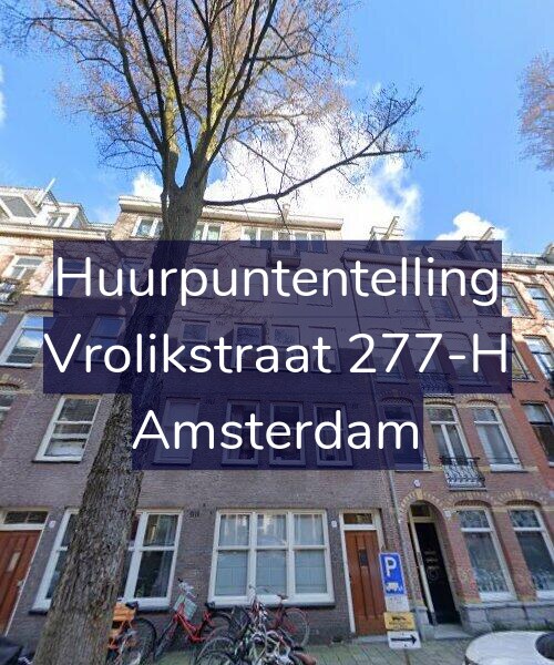 Foto gevel Huurpuntentelling voor Vrolikstraat 277-H, Amsterdam
