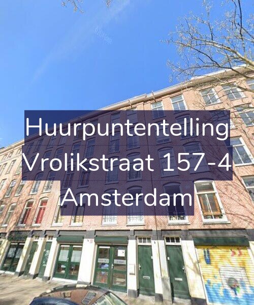 Foto gevel Huurpuntentelling voor Vrolikstraat 157-4, Amsterdam