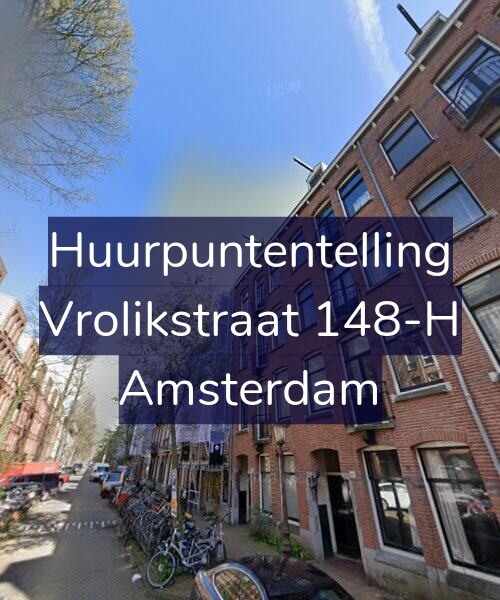 Foto gevel Huurpuntentelling voor Vrolikstraat 148-H, Amsterdam