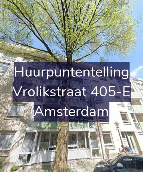 Foto gevel Huurpuntentelling voor Vrolikstraat 405-E, Amsterdam