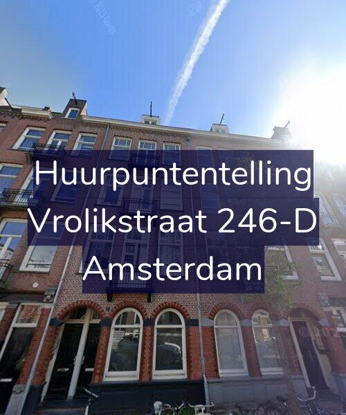 Foto gevel Huurpuntentelling voor Vrolikstraat 246-D, Amsterdam