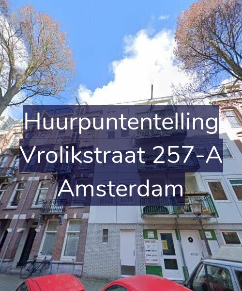 Foto gevel Huurpuntentelling voor Vrolikstraat 257-A, Amsterdam