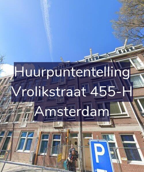 Foto gevel Huurpuntentelling voor Vrolikstraat 455-H, Amsterdam